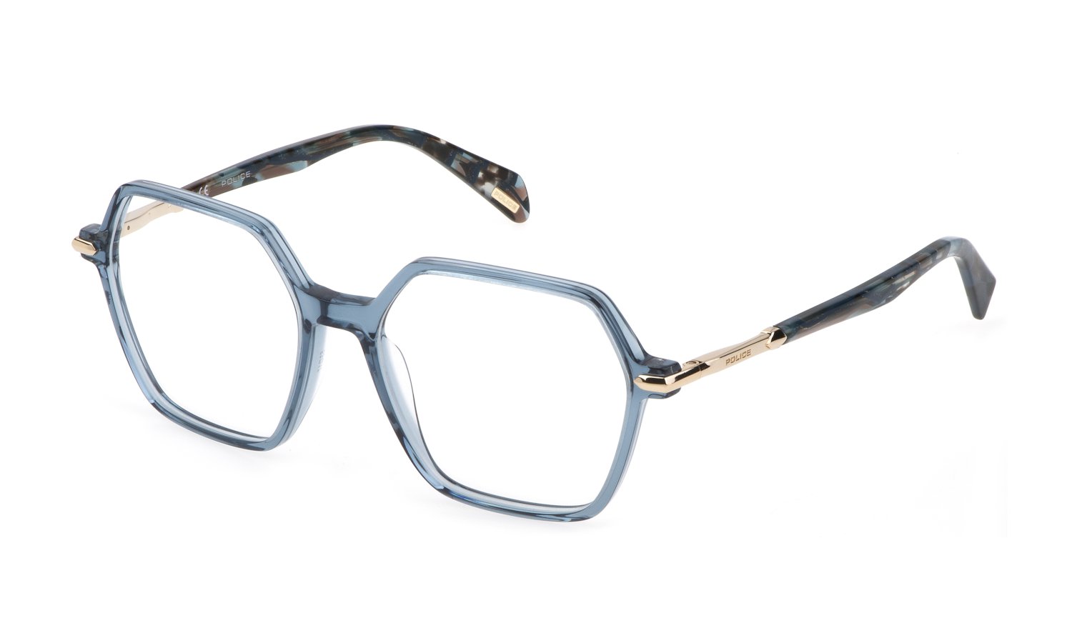 0190605413630 - Frau VPLG26 Mermaid 5 0855 Rahmen von BRILLEN Acetat Himmelblau  Geometrisch