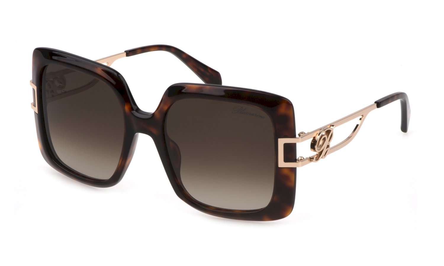 0190605414637 - Damen SBM806 0909 Gläser SONNENBRILLEN Acetat Havanna Braun Quadratisch Normal Schattiert