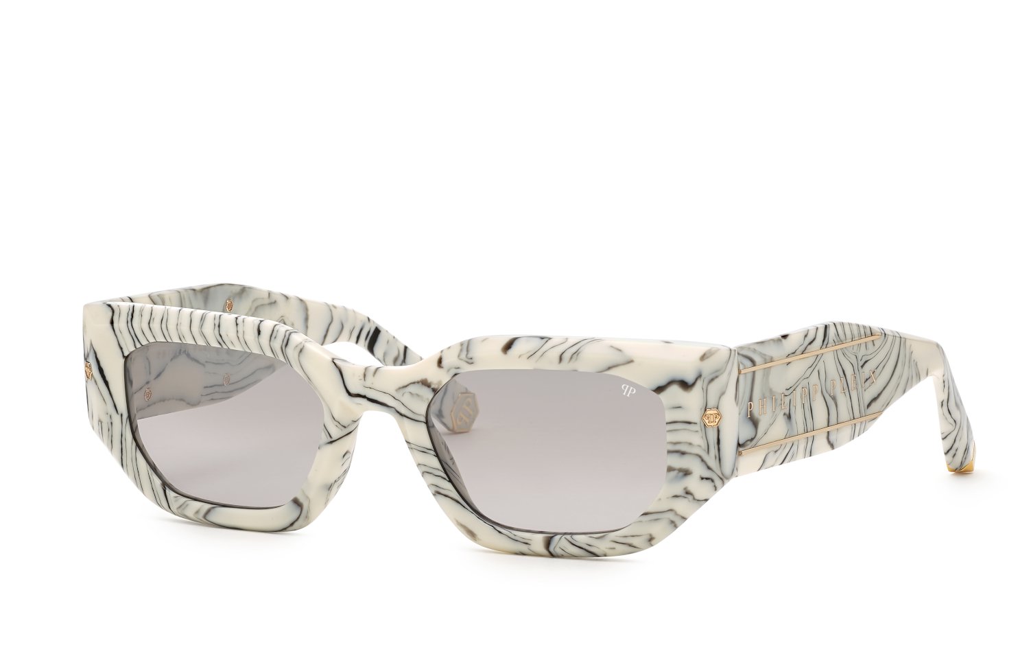 0190605423837 - Damen SPP066M PLEIN BLINK BLAZE 09YL Gläser SONNENBRILLEN Acetat Elfenbein Rauch Geometrisch Normal Spiegel 0190605423837 - Damen SPP066M PLEIN BLINK BLAZE 09YL Gläser SONNENBRILLEN Acetat Elfenbein Rauch Geometrisch Normal Spiegel