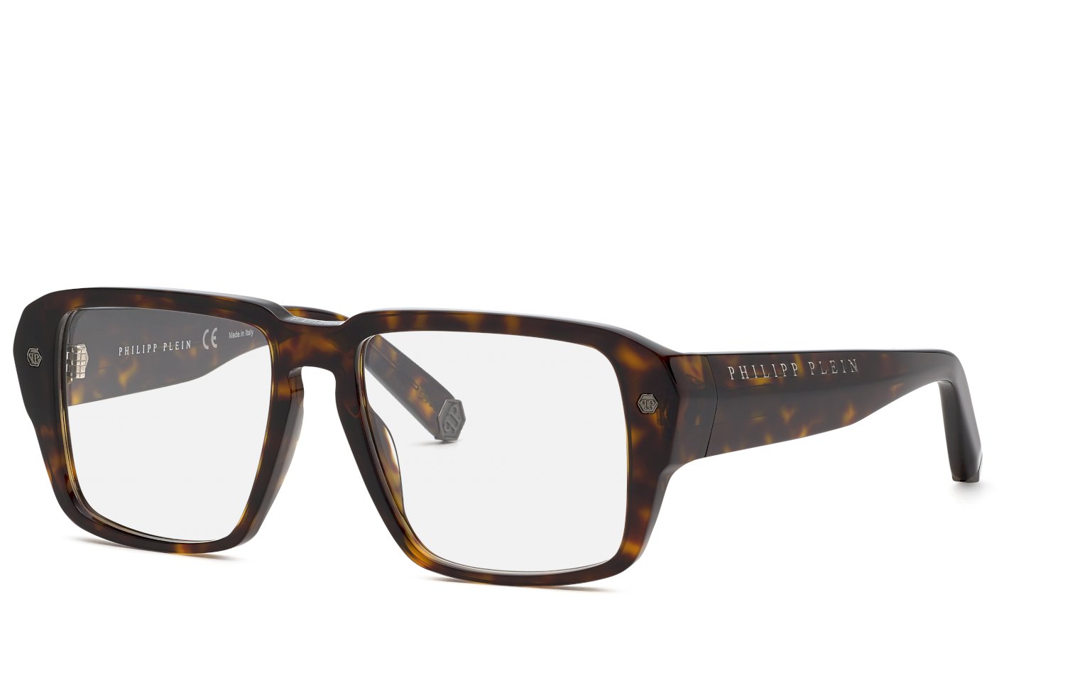 0190605430170 - Herren VPP081 PLEIN HEXAGON 0722 Rahmen von BRILLEN Acetat Havanna  Quadratisch