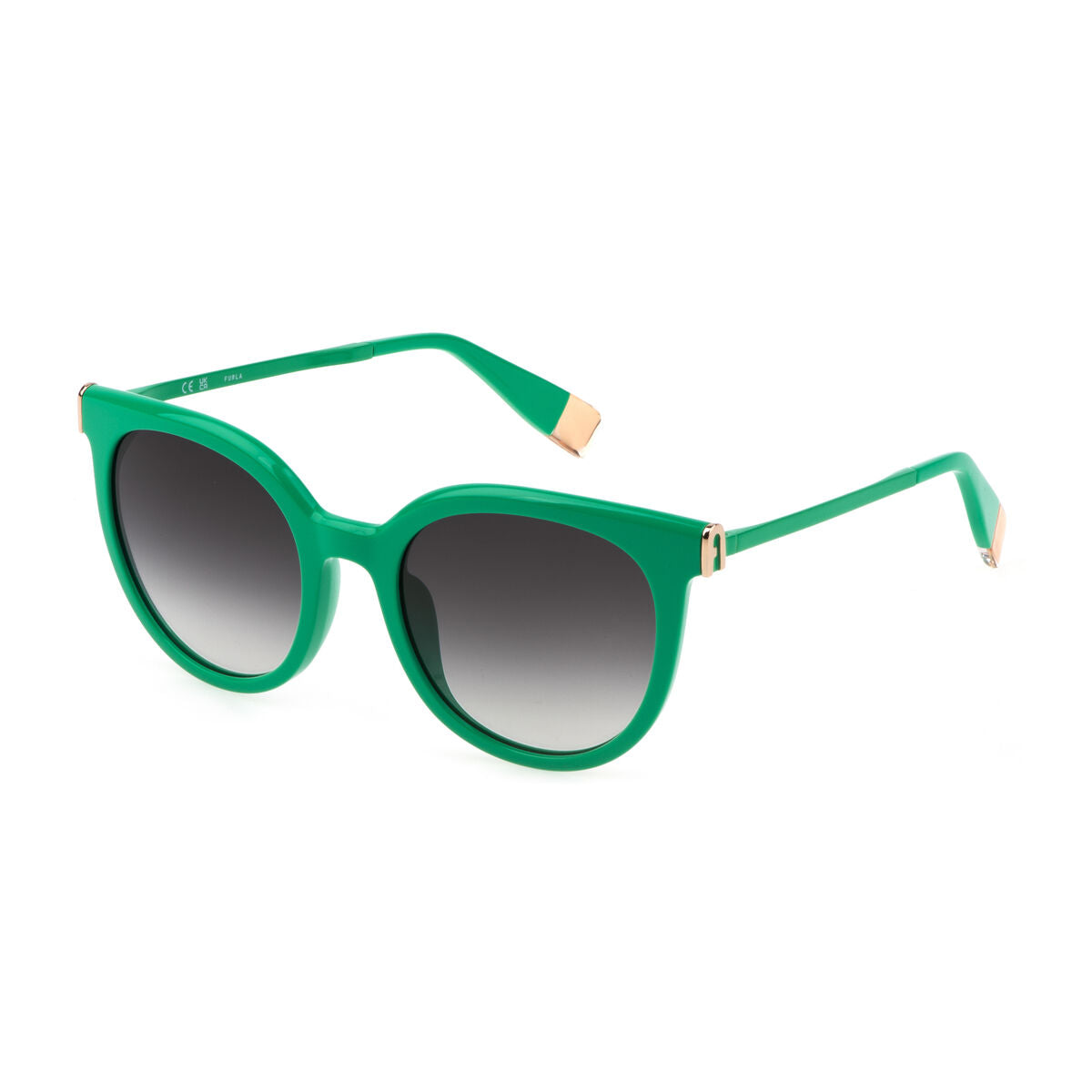 0190605436875 - Damen SFU625 092X Gläser SONNENBRILLEN Acetat Grün Grau Pantos Normal Schattiert 0190605436875 - Damen SFU625 092X Gläser SONNENBRILLEN Acetat Grün Grau Pantos Normal Schattiert
