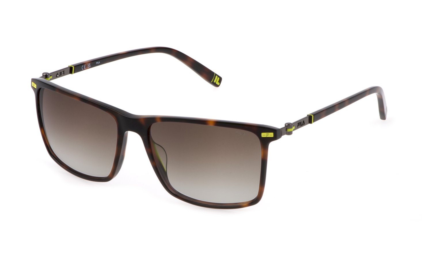 0190605437117 - Herren SFI447  0C10 Gläser SONNENBRILLEN Acetat Havanna Braun Geometrisch Normal Schattiert