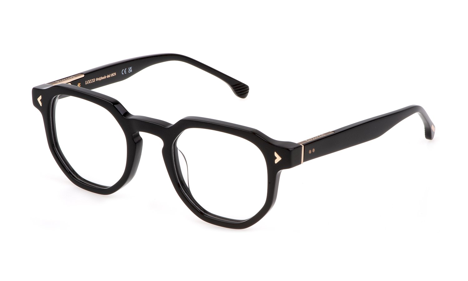 0190605439005 - Damen VL4325 SANREMO 1 0700 Rahmen von BRILLEN Acetat Schwarz  Geometrisch