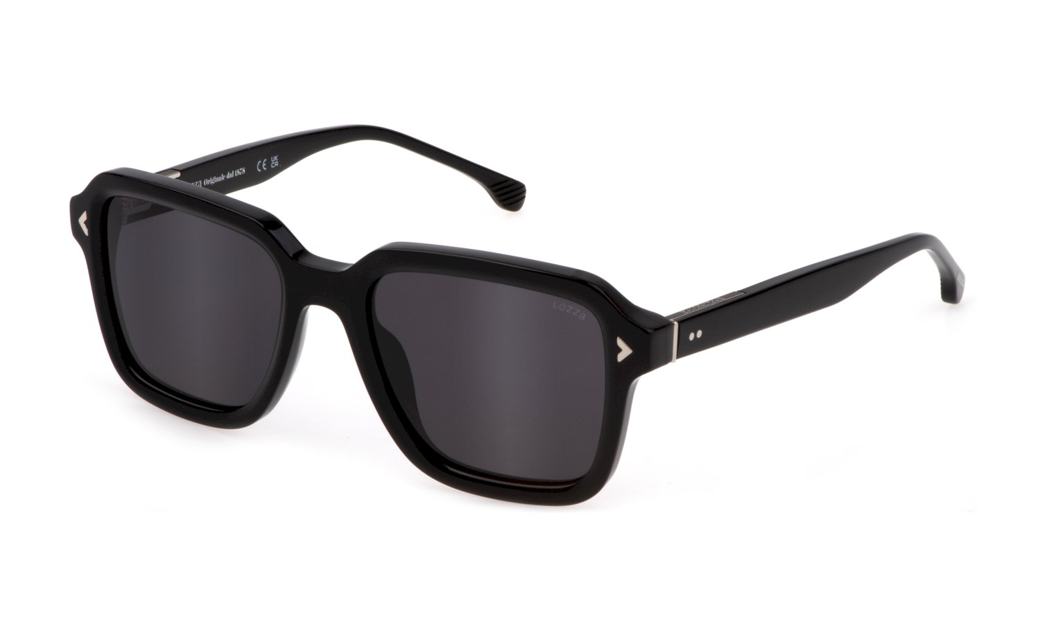 0190605439395 - Herren SL4329 SANREMO 3  700Y Gläser SONNENBRILLEN Acetat Schwarz Grau Quadratisch Normal