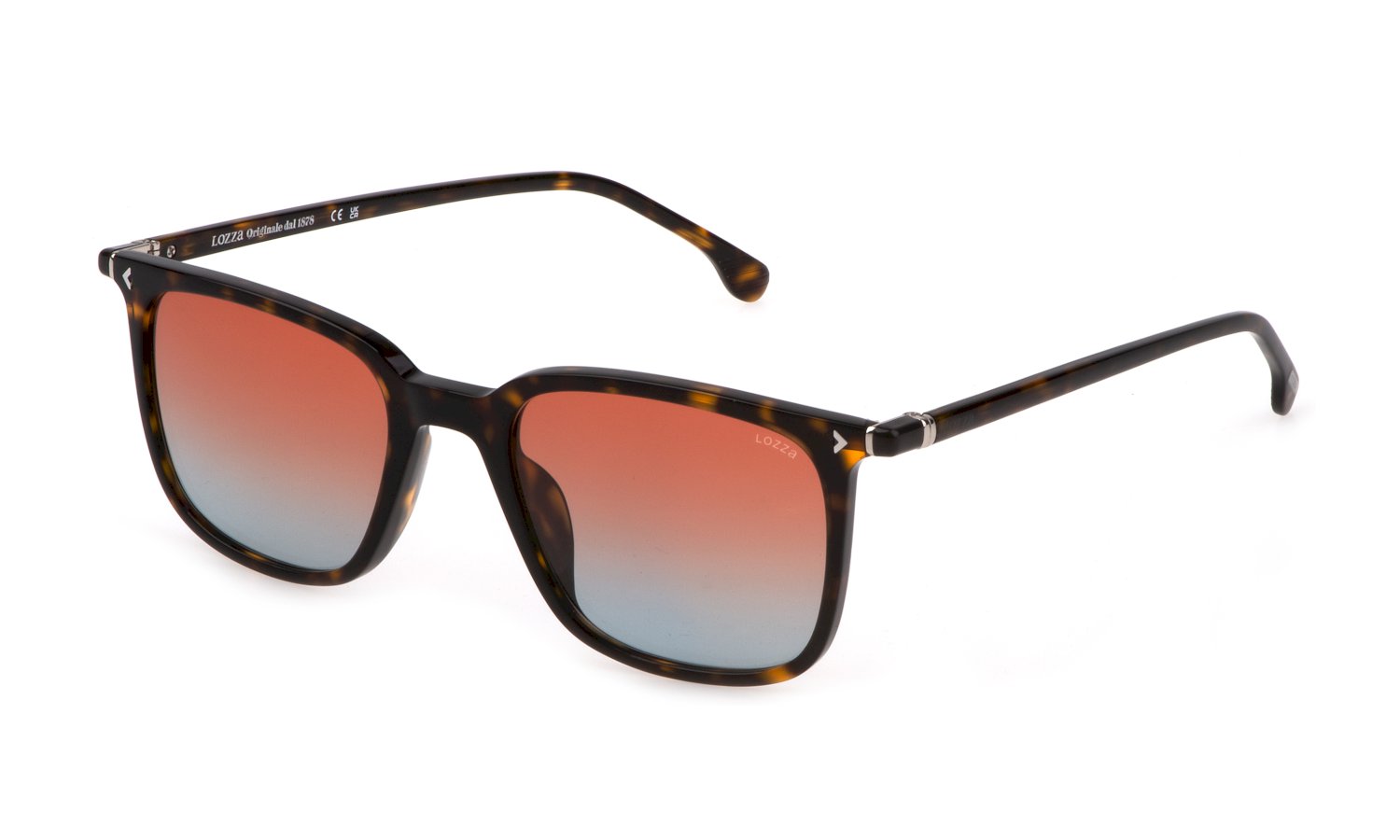 0190605441527 - Herren SL4320 ROMA 1 0722 Gläser SONNENBRILLEN Acetat Havanna Braun Quadratisch Normal Schattiert