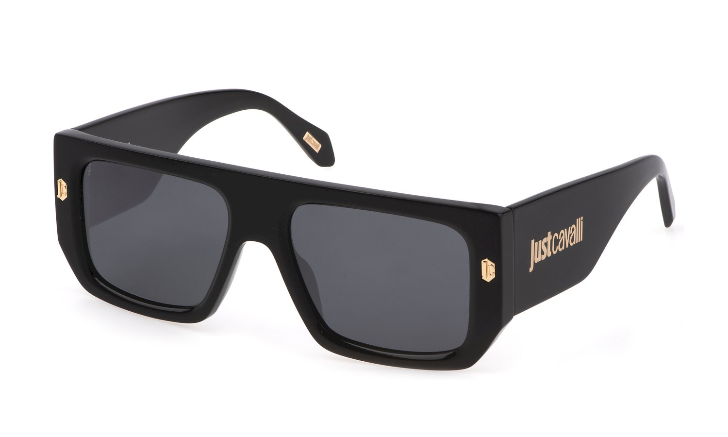 0190605446133 - Unisex SJC022 700X Gläser SONNENBRILLEN Acetat Schwarz Grau Quadratisch Normal Spiegel