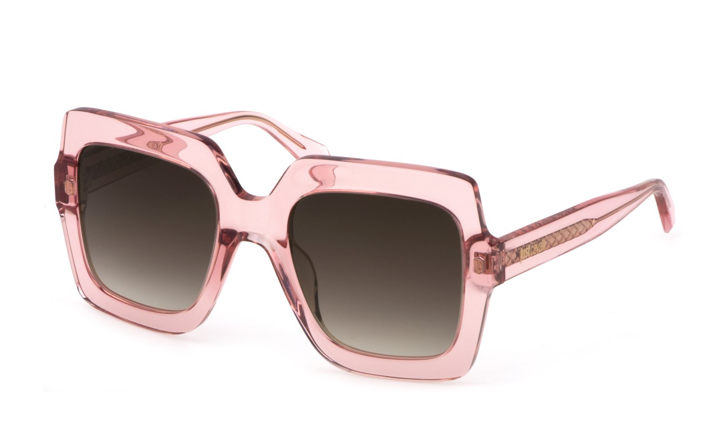 0190605446140 - Damen SJC023 06M5 Gläser SONNENBRILLEN Acetat Rosa Braun Quadratisch Normal Schattiert