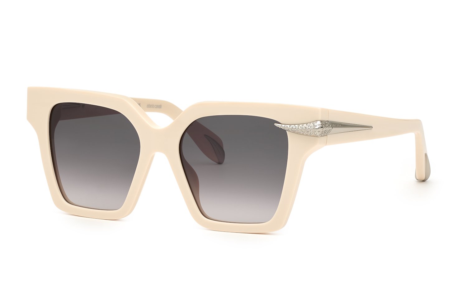 0190605448014 - Damen SRC002S 09X7 Gläser SONNENBRILLEN Acetat Beige Grau Quadratisch Normal Schattiert