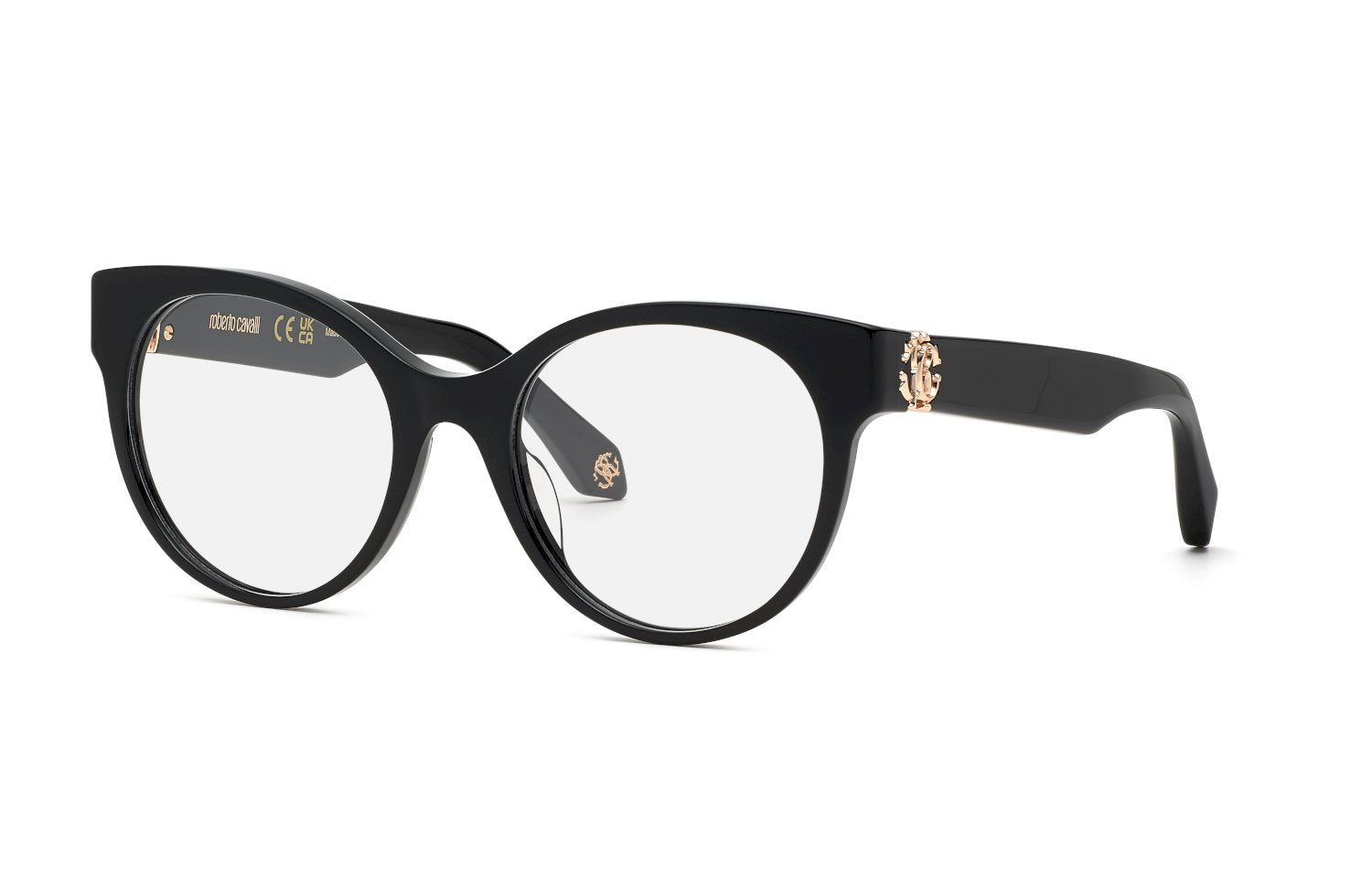 0190605448601 - Damen VRC027M 0700 Rahmen von BRILLEN Acetat Schwarz Rund 0190605448601 - Damen VRC027M 0700 Rahmen von BRILLEN Acetat Schwarz Rund