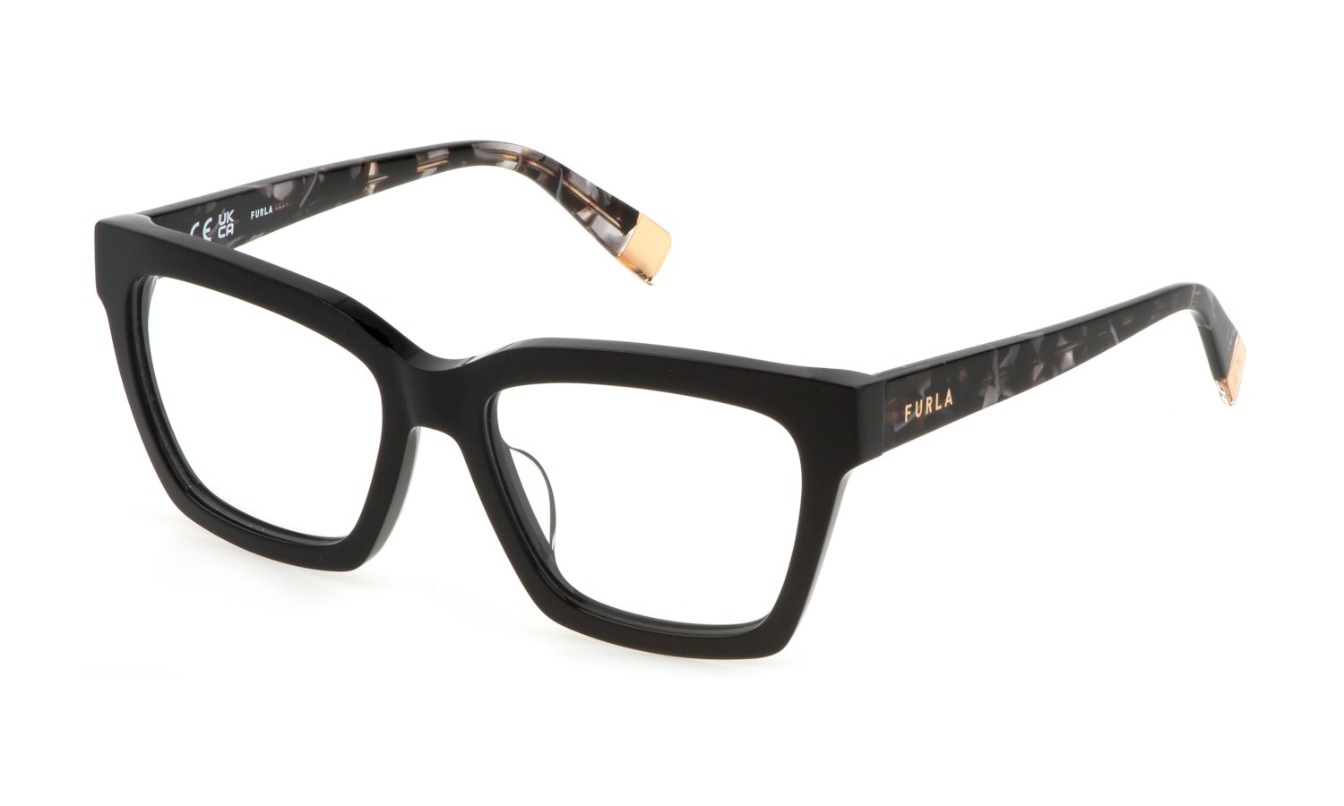 0190605452332 - Damen VFU680  700 Rahmen von BRILLEN Acetat Schwarz  Quadratisch