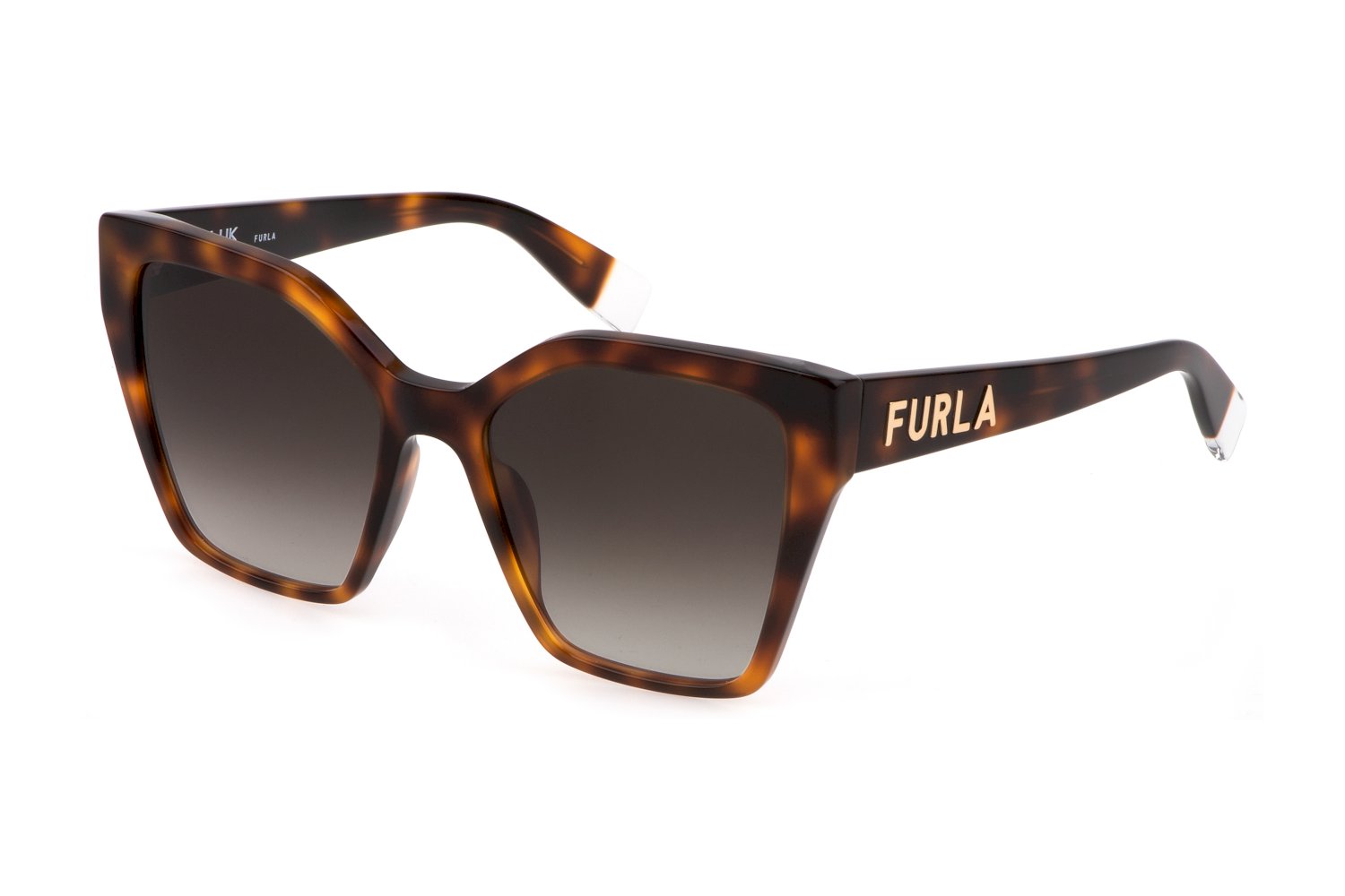 0190605452660 - Damen SFU686 0752 Gläser SONNENBRILLEN Acetat Havanna Braun Quadratisch Normal Schattiert