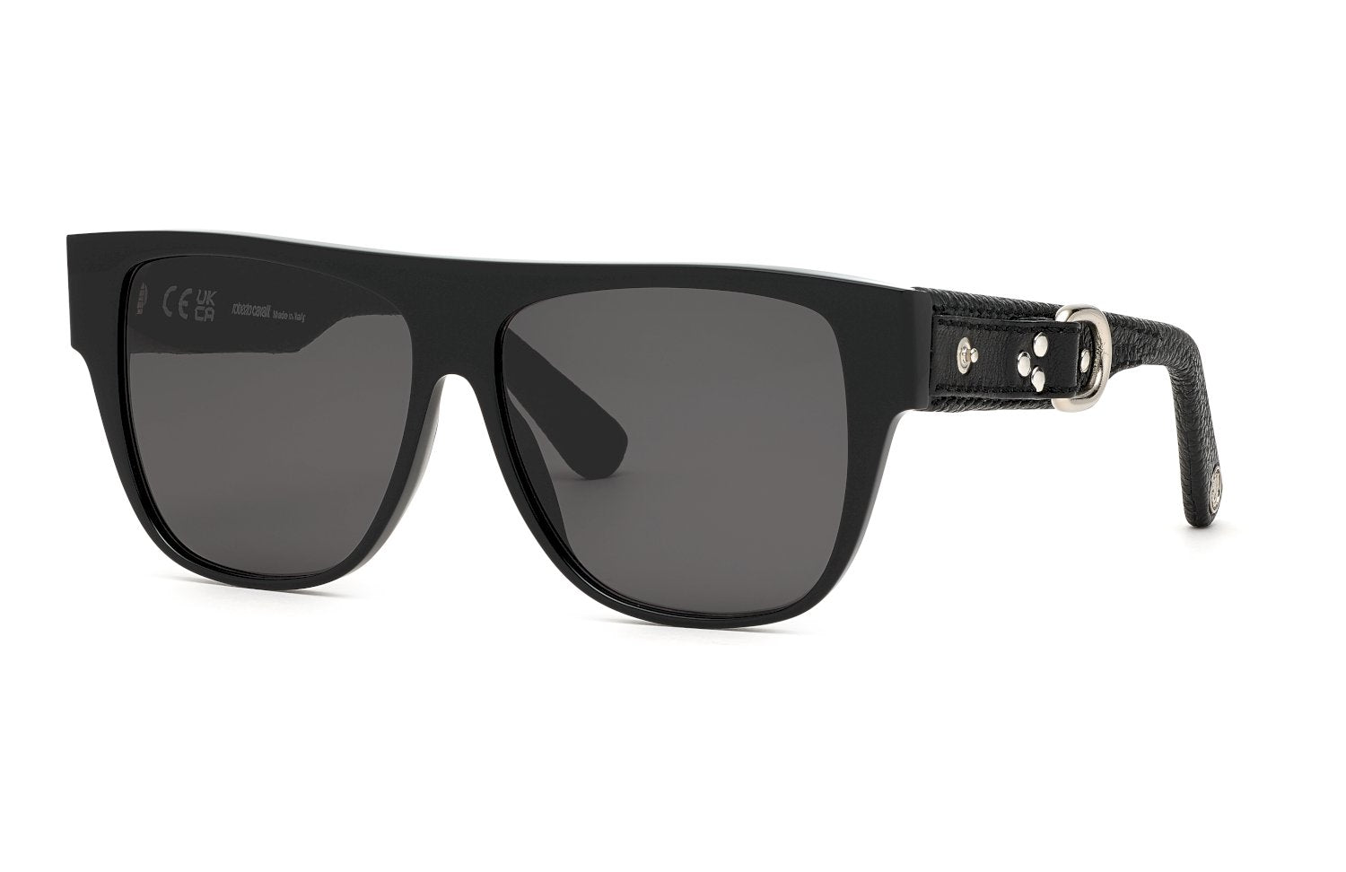 0190605456873 - Unisex SRC013 0700 Gläser SONNENBRILLEN Acetat Schwarz Grau Quadratisch Normal