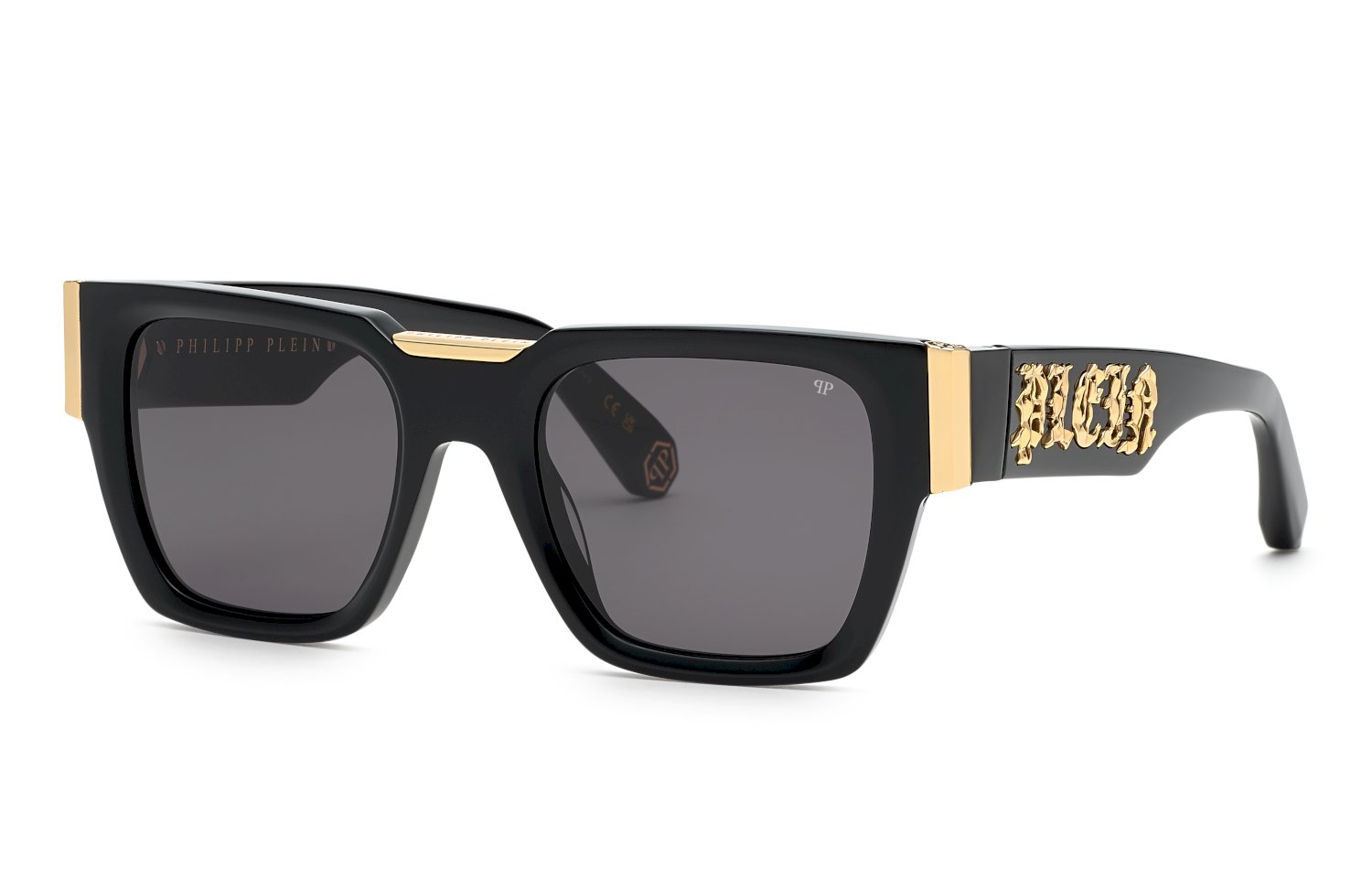 0190605457962 - Herren SPP095M PLEIN GLARES 700 Gläser SONNENBRILLEN Acetat Schwarz Grau Quadratisch Normal 0190605457962 - Herren SPP095M PLEIN GLARES 700 Gläser SONNENBRILLEN Acetat Schwarz Grau Quadratisch Normal