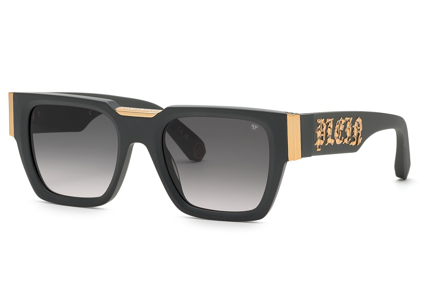 0190605457993 - Herren SPP095M PLEIN GLARES 0L46 Gläser SONNENBRILLEN Acetat Grau Rauch Geometrisch Normal Schattiert 0190605457993 - Herren SPP095M PLEIN GLARES 0L46 Gläser SONNENBRILLEN Acetat Grau Rauch Geometrisch Normal Schattiert