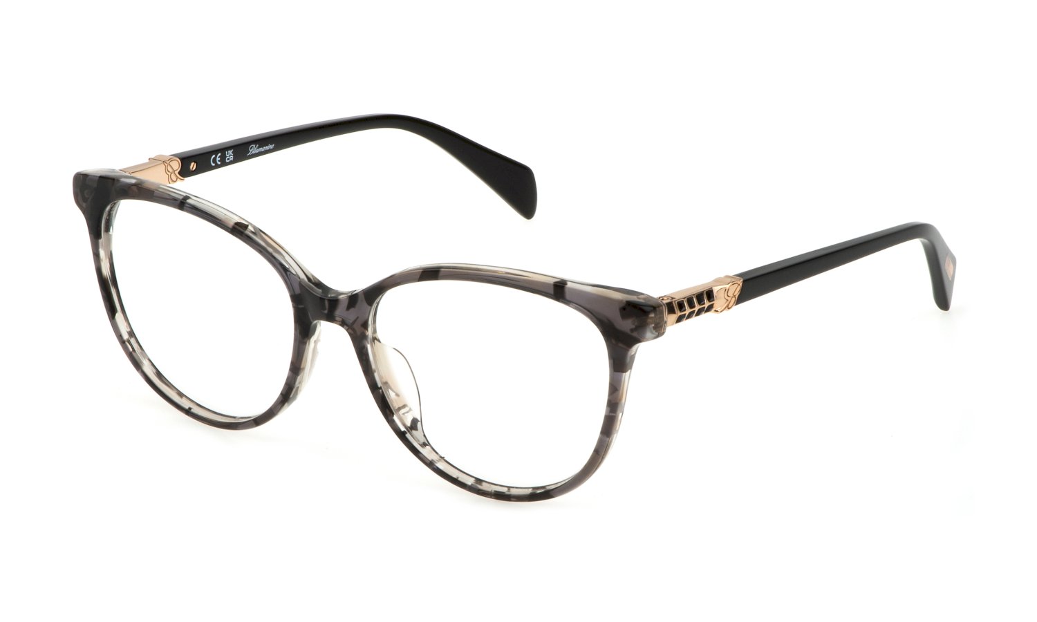 0190605461730 - Damen VBM825S 0GL8 Rahmen von BRILLEN Acetat Grau  Schmetterling