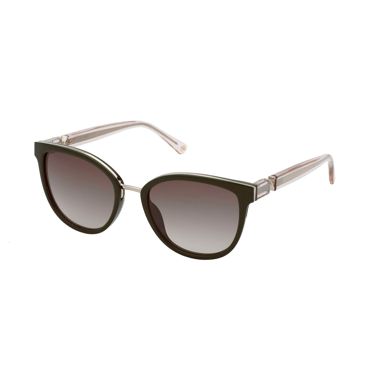 0190605463475 - Damen SNR358 06WT Gläser SONNENBRILLEN Acetat Grün Braun Cat Eye Normal Schattiert