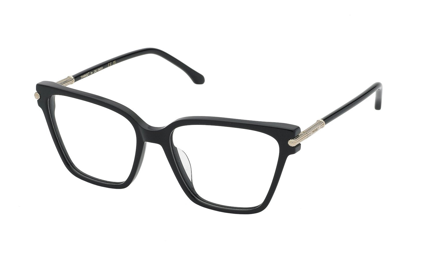 0190605466711 - Damen VTW016 0700 Rahmen von BRILLEN Acetat Schwarz  Quadratisch