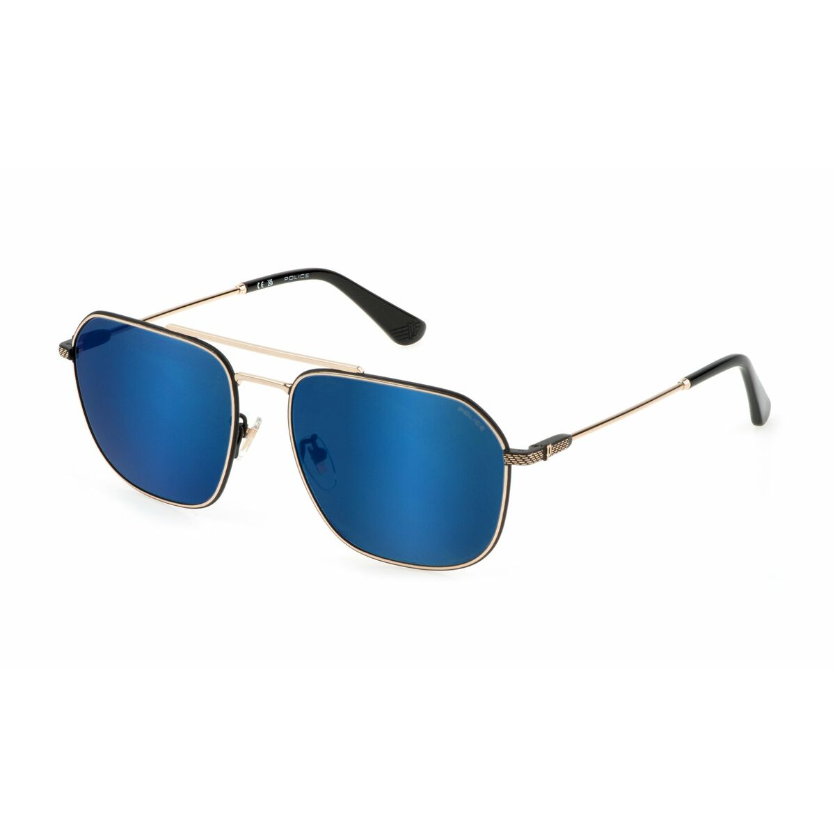 0190605467176 - Herrensonnenbrille SPLF64-60300B Golden ø 60 mm