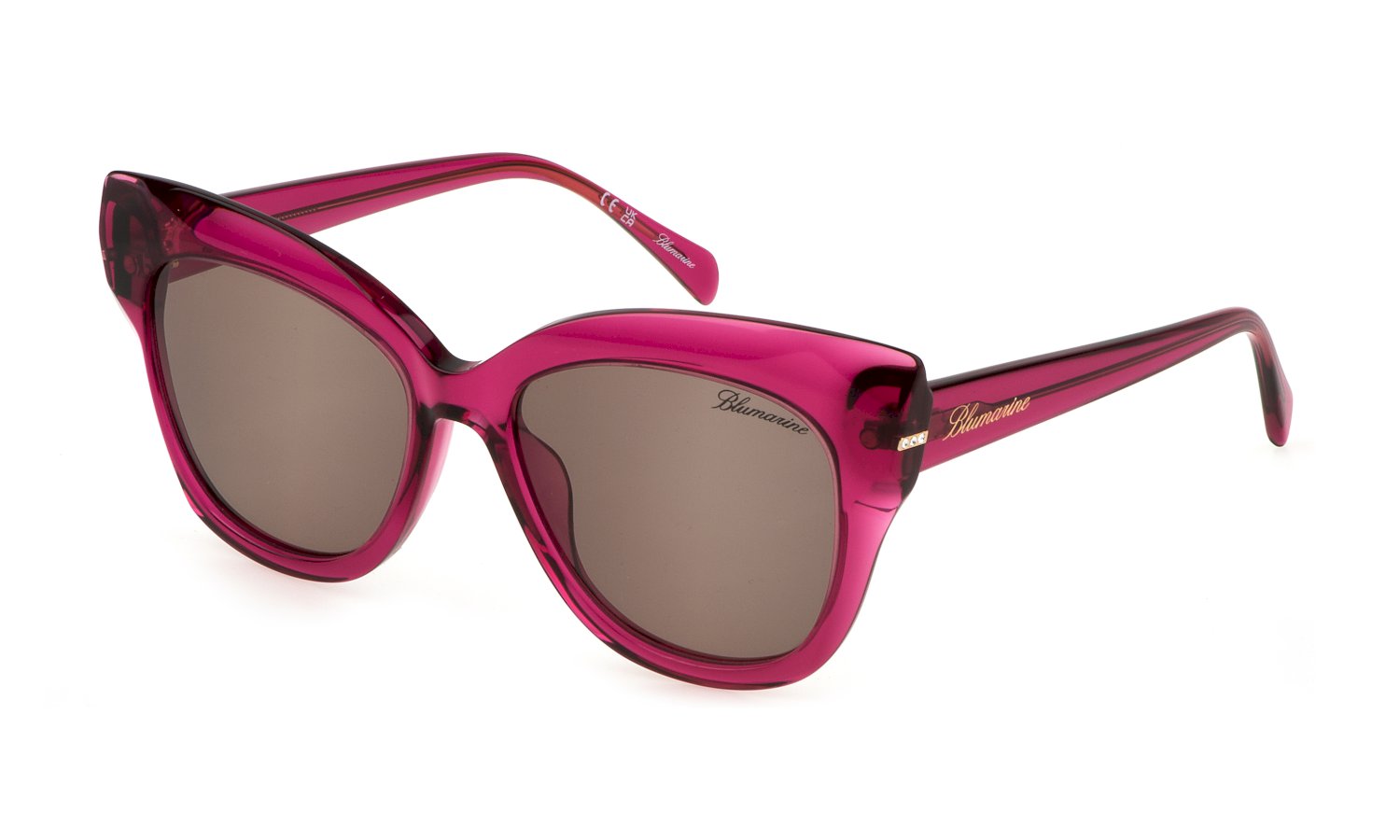 0190605467947 - Damen SBM833S 01BV Gläser SONNENBRILLEN Acetat Violett Violett Schmetterling Normal