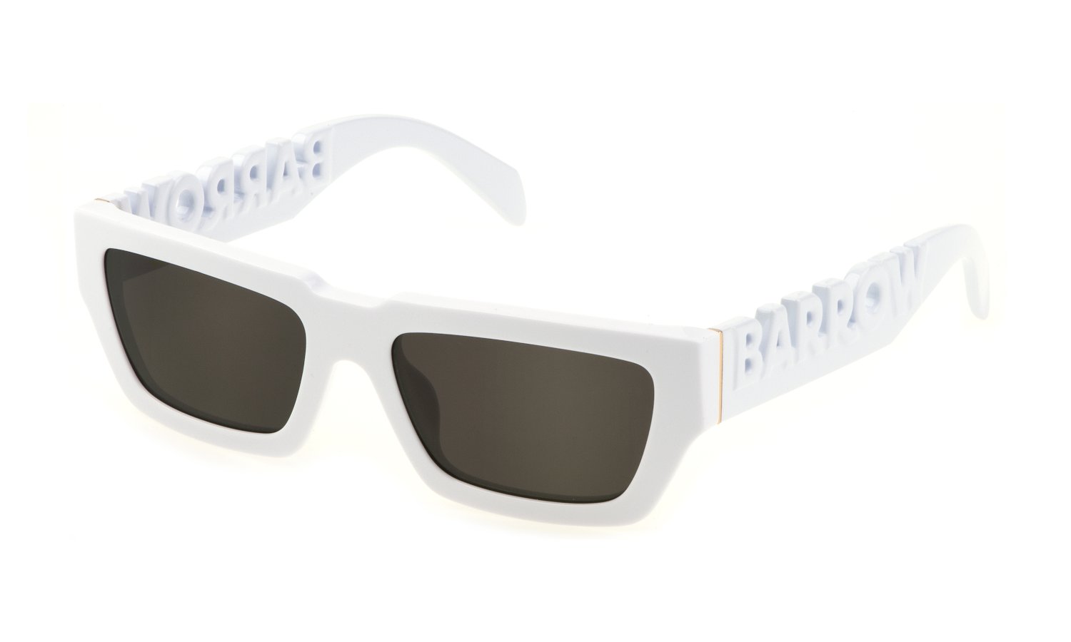 0190605469712 - Unisex SBA003V STREAM 0847 Gläser SONNENBRILLEN Acetat Weiß Grau Quadratisch Normal