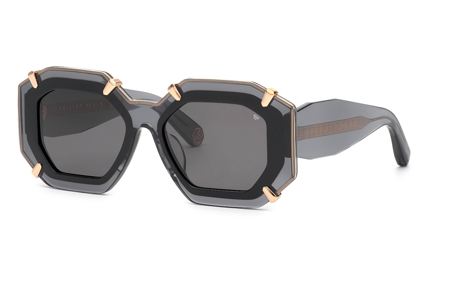 0190605471302 - Damen SPP098V PLEIN SUPREME STAR 819 Gläser SONNENBRILLEN Acetat Grau Rauch Geometrisch Normal 0190605471302 - Damen SPP098V PLEIN SUPREME STAR 819 Gläser SONNENBRILLEN Acetat Grau Rauch Geometrisch Normal
