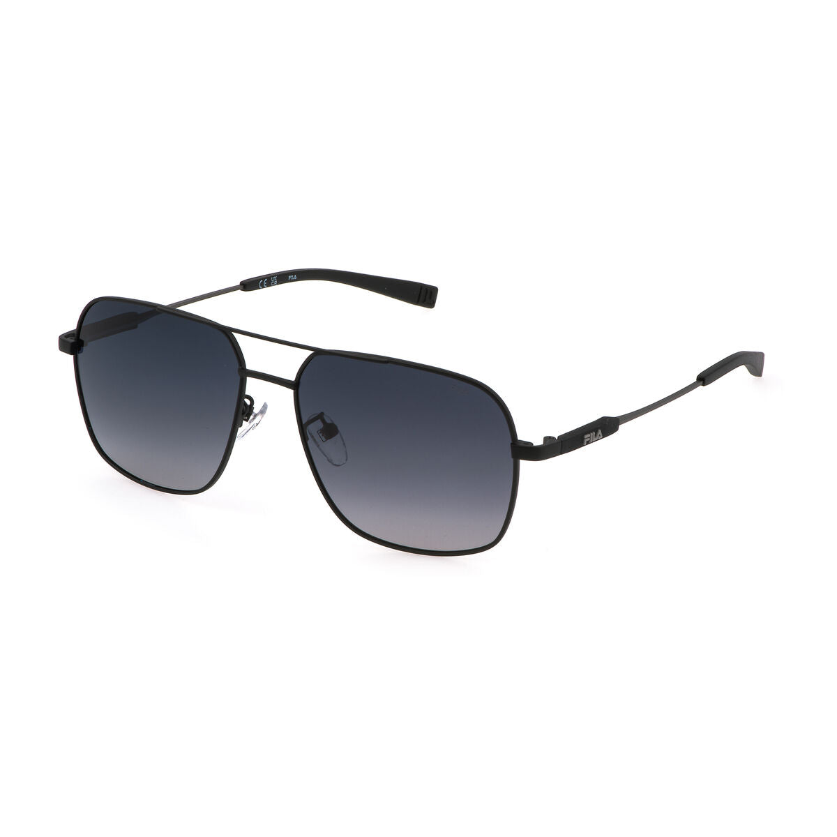 0190605475041 - Herren SFI523 531P Gläser SONNENBRILLEN Metall Schwarz Rauch Quadratisch Polarisiert Schattiert 0190605475041 - Herren SFI523 531P Gläser SONNENBRILLEN Metall Schwarz Rauch Quadratisch Polarisiert Schattiert