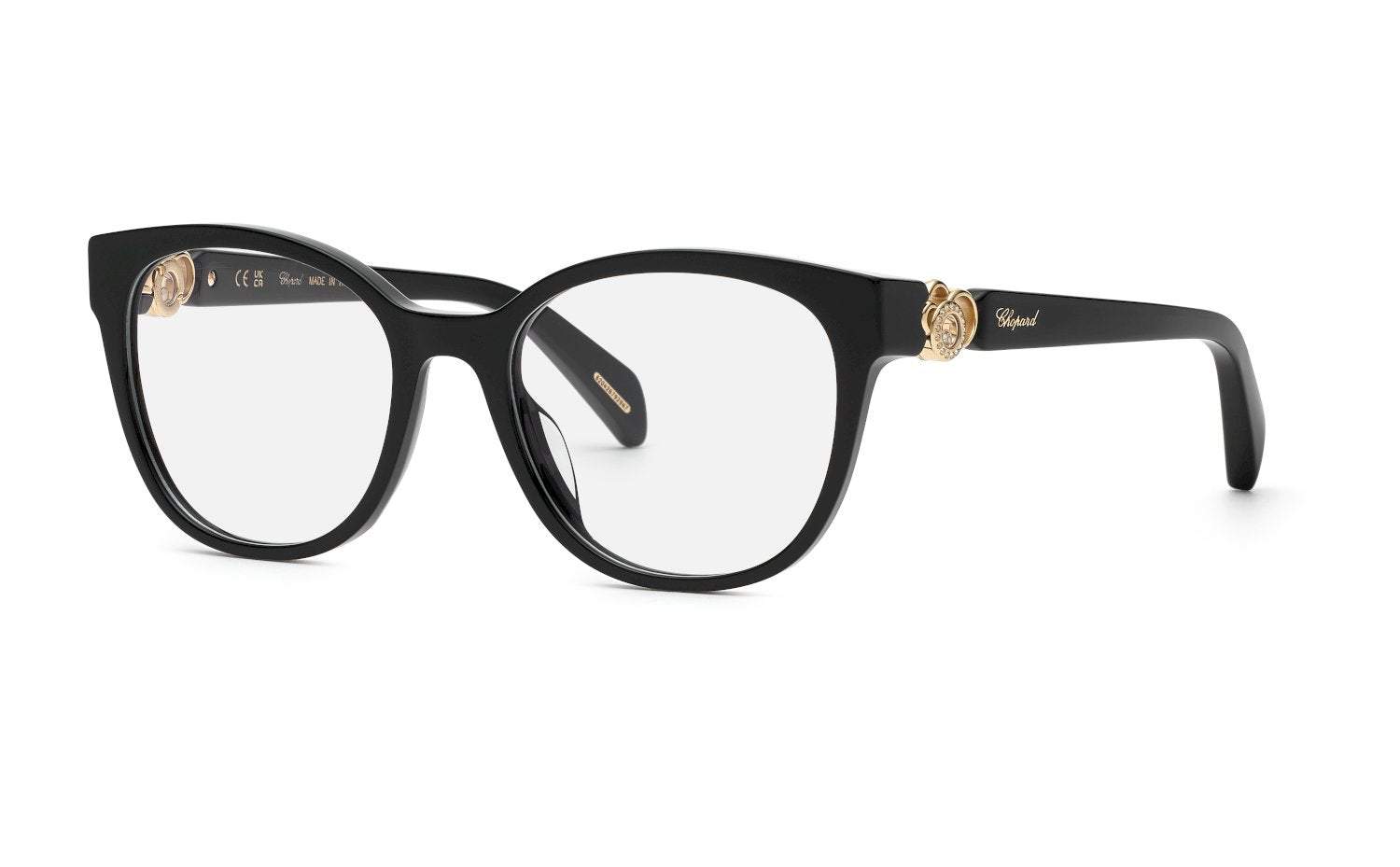 0190605477410 - Donna VCH356S 0700 Rahmen von BRILLEN Acetato Nero  Rotonda