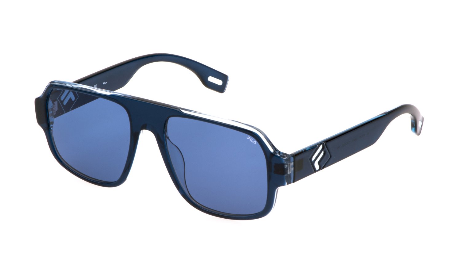 0190605477861 - Unisex SFI529 0J62 Gläser SONNENBRILLEN Acetat Blau Blau Pilot Normal