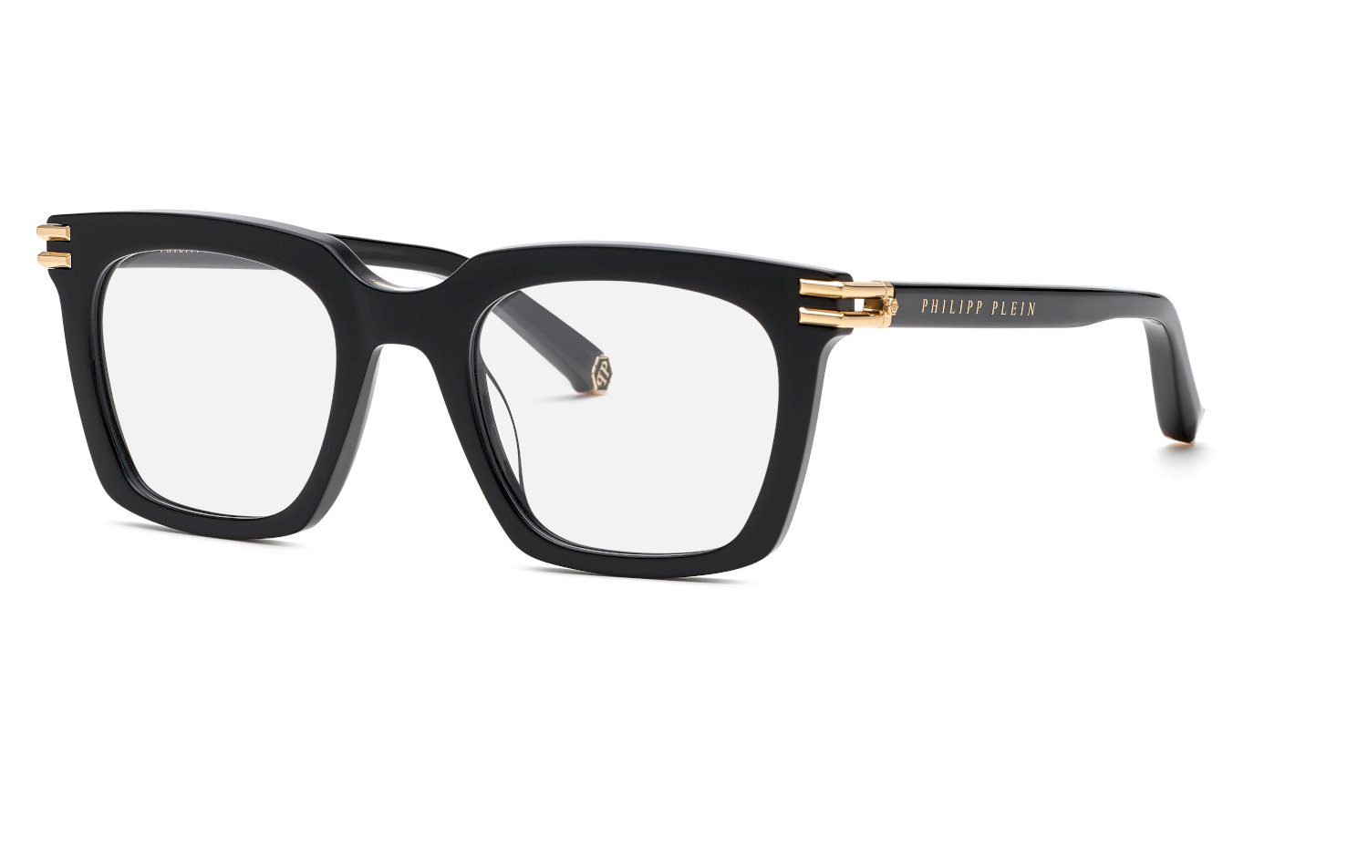 0190605484876 - Herren VPP115M PLEIN ICON  700 Rahmen von BRILLEN Acetat Schwarz  Quadratisch