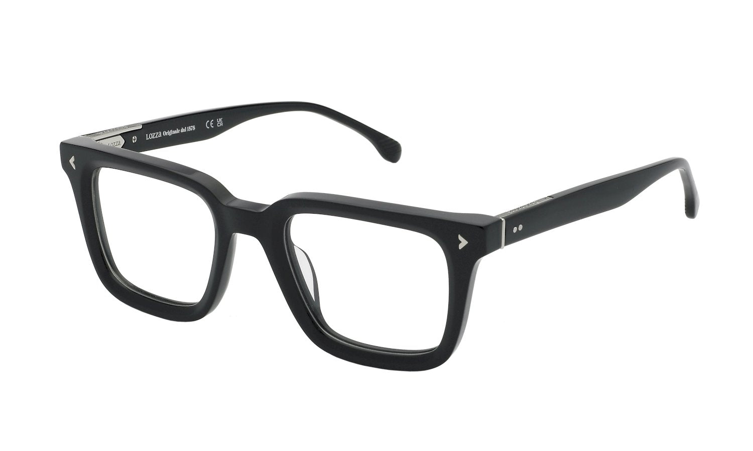 0190605486047 - Herren VL4334 SANREMO 4  700 Rahmen von BRILLEN Acetat Schwarz  Quadratisch