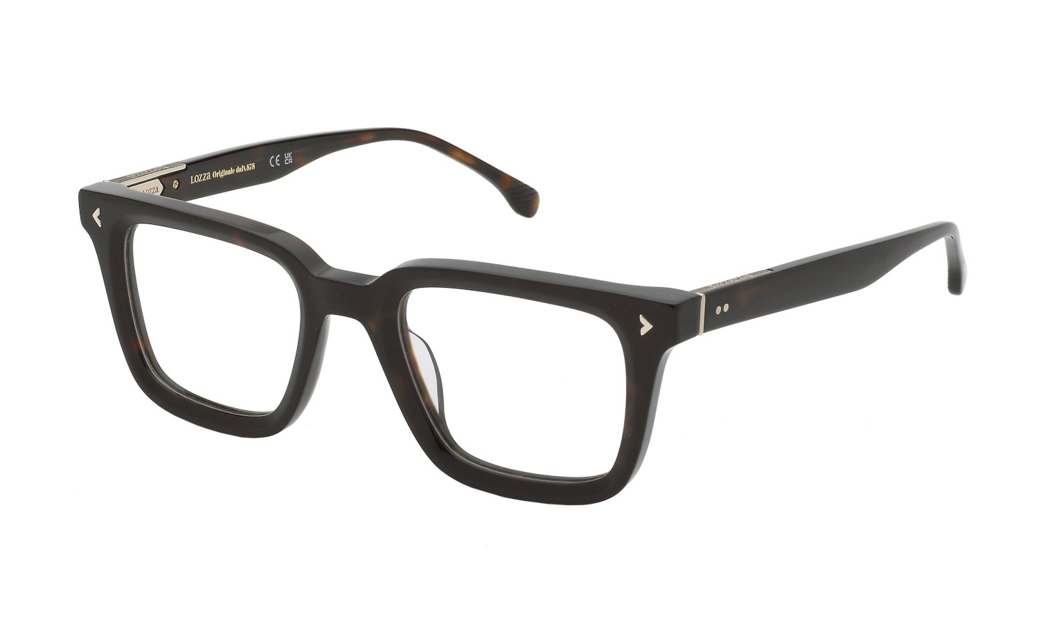 0190605486054 - Herren VL4334 SANREMO 4 072A Rahmen von BRILLEN Acetat Havanna Quadratisch 0190605486054 - Herren VL4334 SANREMO 4 072A Rahmen von BRILLEN Acetat Havanna Quadratisch