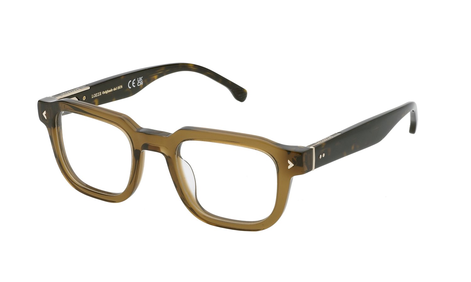 0190605486290 - Herren VL4335 SANREMO 5  06PQ Rahmen von BRILLEN Acetat Braun  Quadratisch