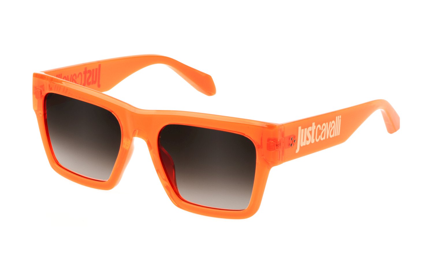 0190605492536 - Unisex SJC038  01KD Gläser SONNENBRILLEN Acetat Orange Braun Quadratisch Normal Schattiert