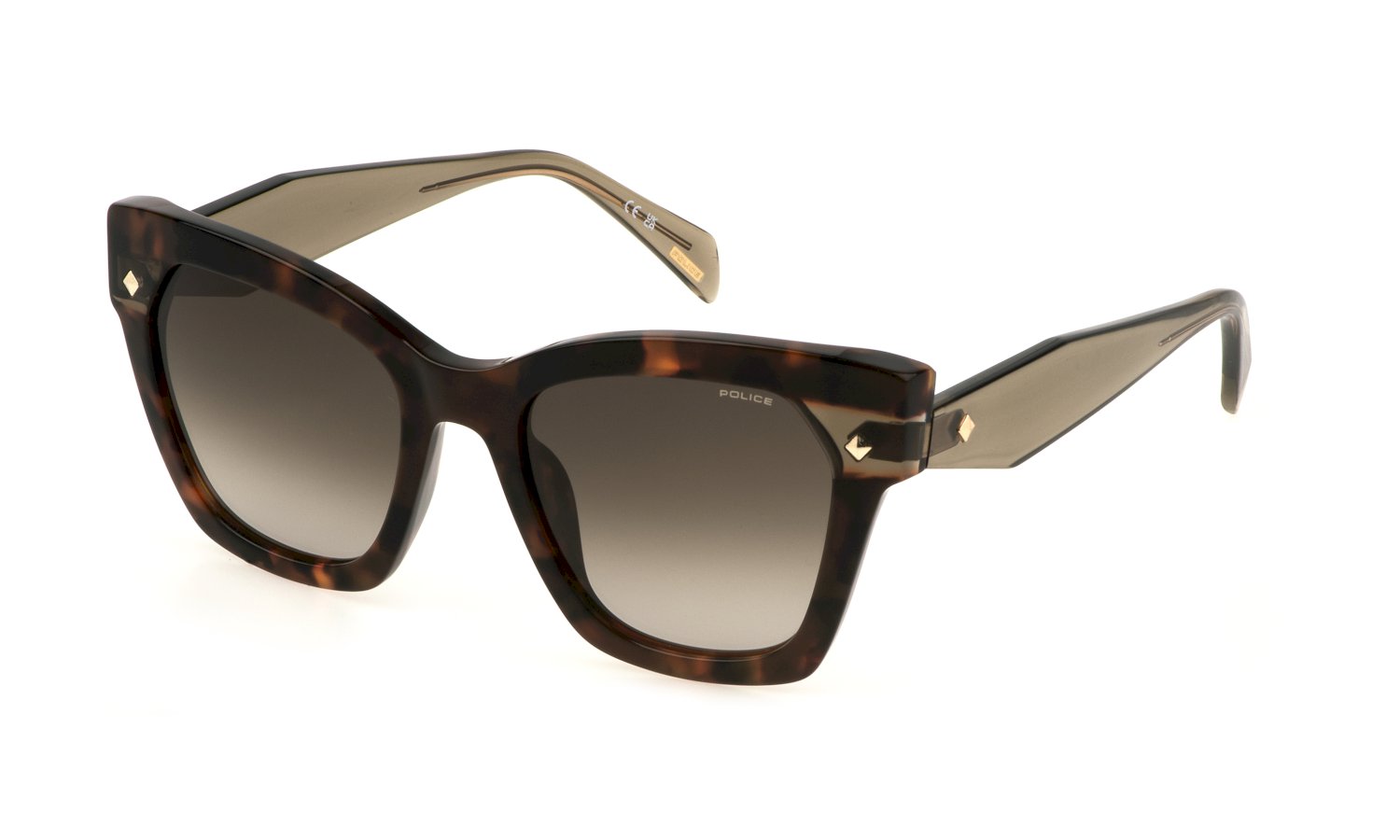 0190605493717 - Damen SPLL98 CLUE 2 09XK Gläser SONNENBRILLEN Acetat Havanna Braun Geometrisch Normal Schattiert 0190605493717 - Damen SPLL98 CLUE 2 09XK Gläser SONNENBRILLEN Acetat Havanna Braun Geometrisch Normal Schattiert