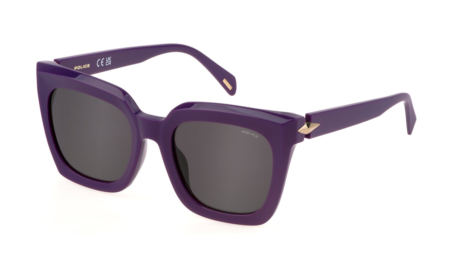 0190605493809 - Damen SPLL99 PANTHER 1  09X6 Gläser SONNENBRILLEN Acetat Violett Grau Quadratisch Normal