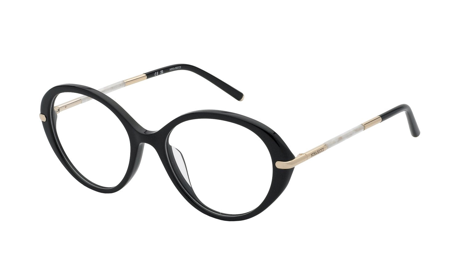 0190605496770 - Damen VNR367  700 Rahmen von BRILLEN Acetat Schwarz  Geometrisch