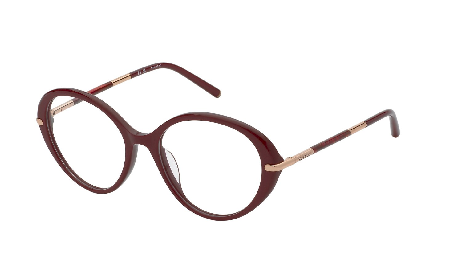 0190605496787 - Damen VNR367  08LA Rahmen von BRILLEN Acetat Bordeaux  Geometrisch