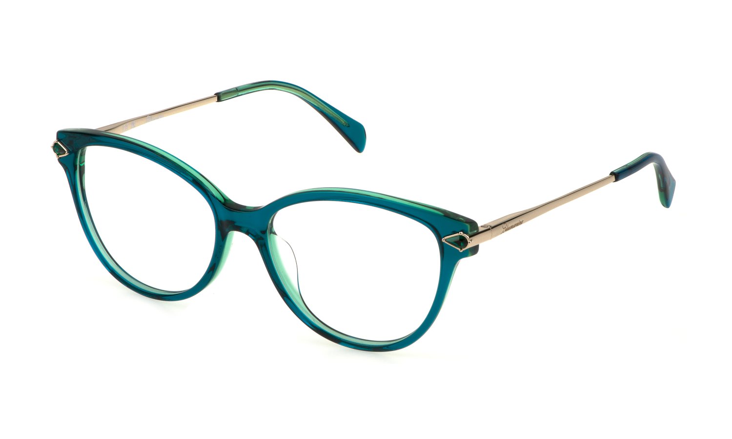 0190605499276 - Damen VBM841S 0U59 Rahmen von BRILLEN Acetat Blau   Grün  Geometrisch