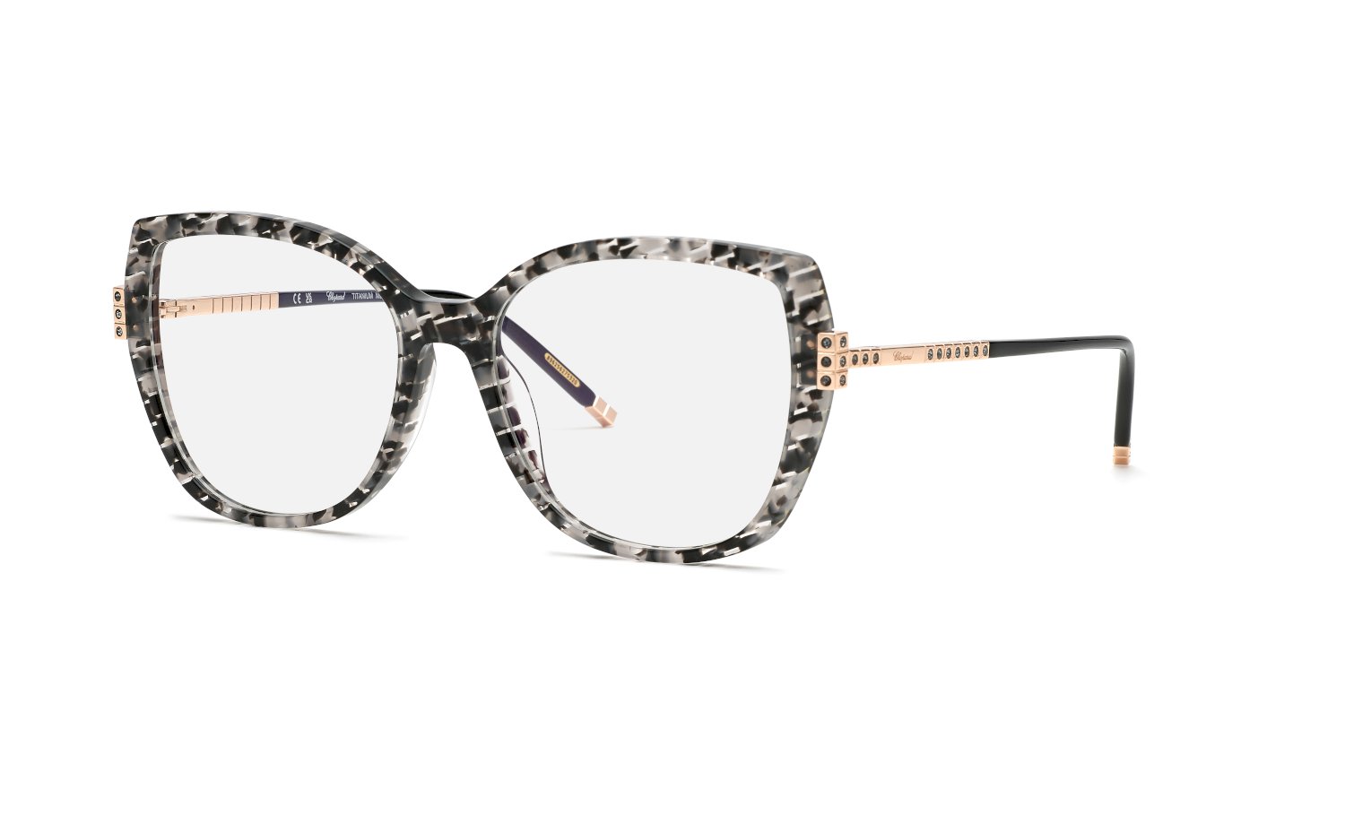 0190605500002 - Donna VCH360S 03KU Rahmen von BRILLEN Acetato Grigio  Cat Eye