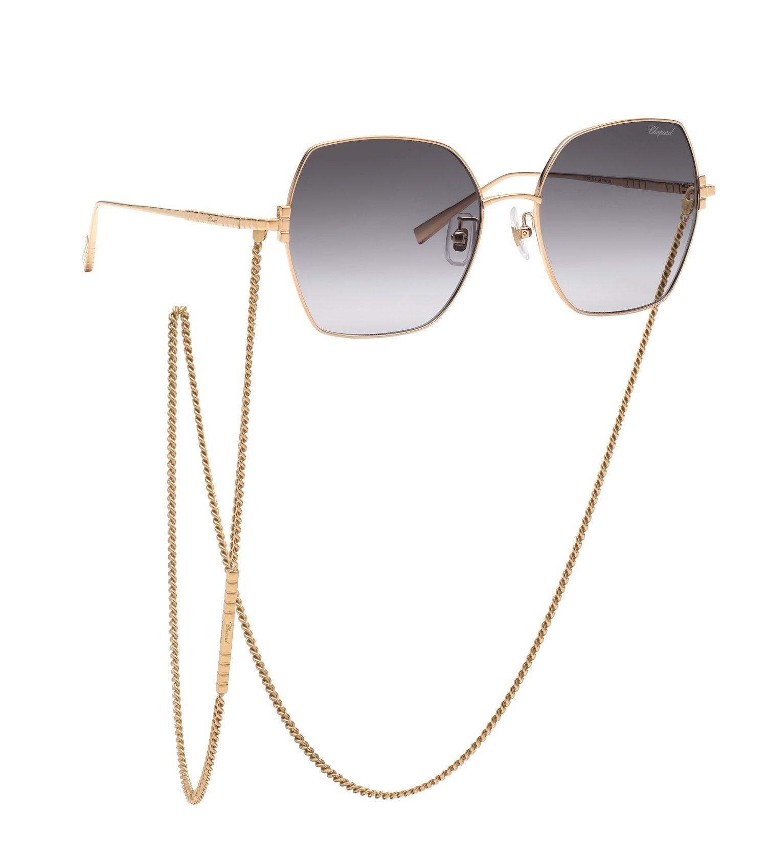 0190605501153 - Damen IKCHL02 300 Gläser SONNENBRILLEN Titan Gold Rauch Geometrisch Blendfrei Schattiert 0190605501153 - Damen IKCHL02 300 Gläser SONNENBRILLEN Titan Gold Rauch Geometrisch Blendfrei Schattiert
