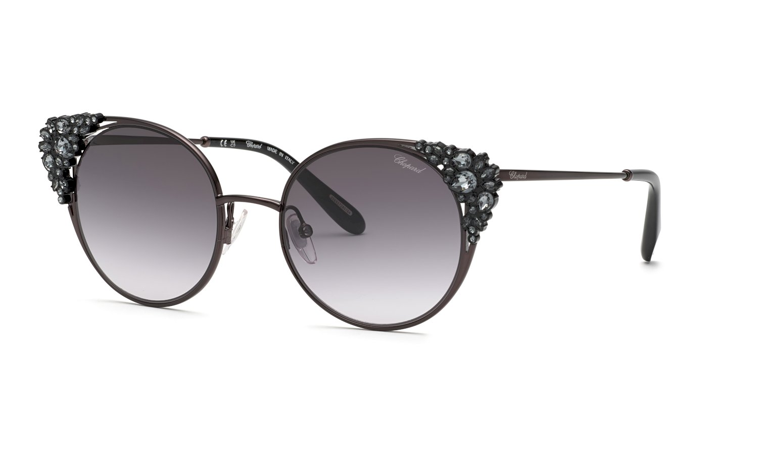 0190605502105 - Damen SCHL06S 530 Gläser SONNENBRILLEN Metall Schwarz Rauch Rund Blendfrei Schattiert 0190605502105 - Damen SCHL06S 530 Gläser SONNENBRILLEN Metall Schwarz Rauch Rund Blendfrei Schattiert
