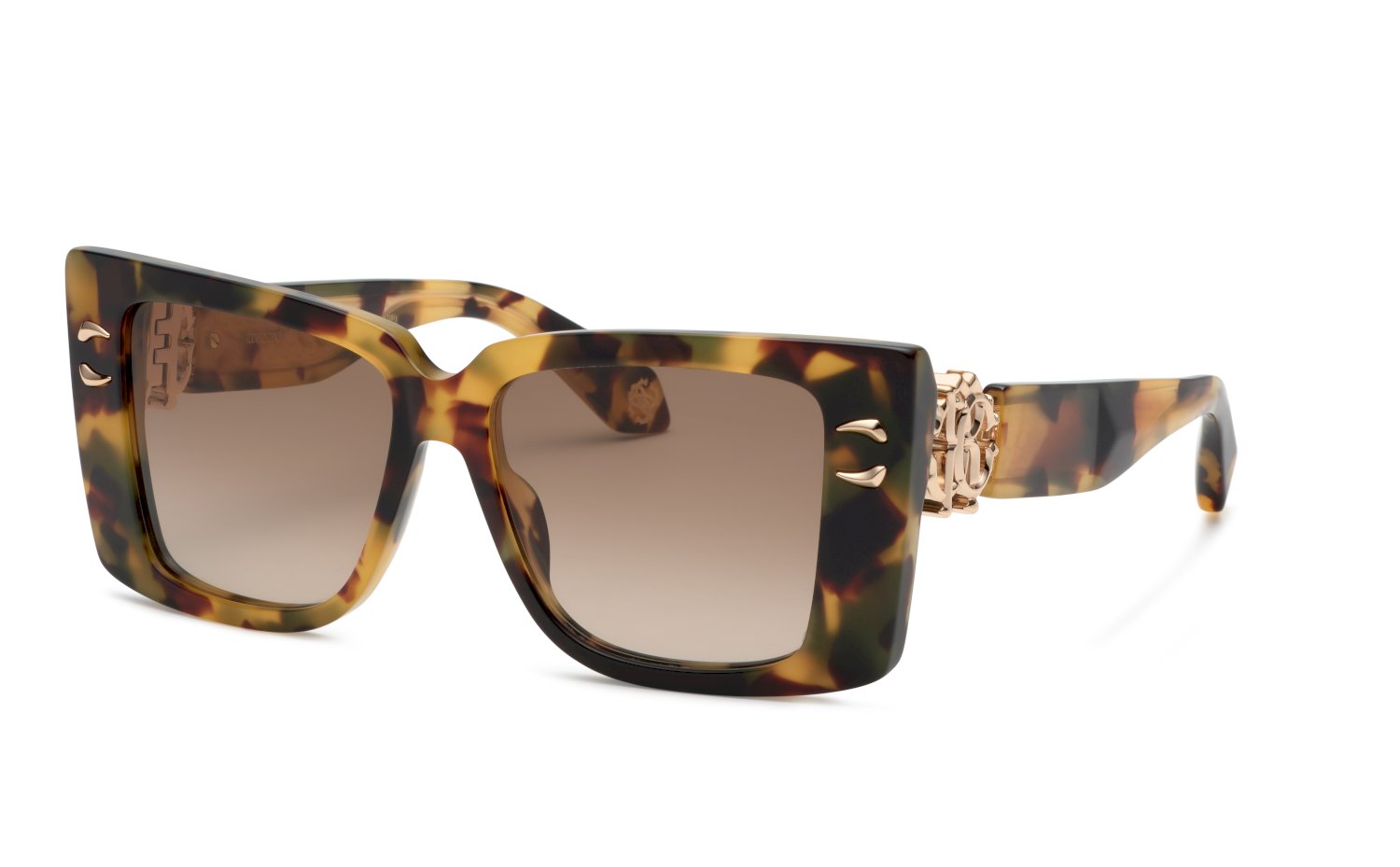 0190605504314 - Damen SRC056M  0AGG Gläser SONNENBRILLEN Acetat Havanna Braun Quadratisch Normal Schattiert