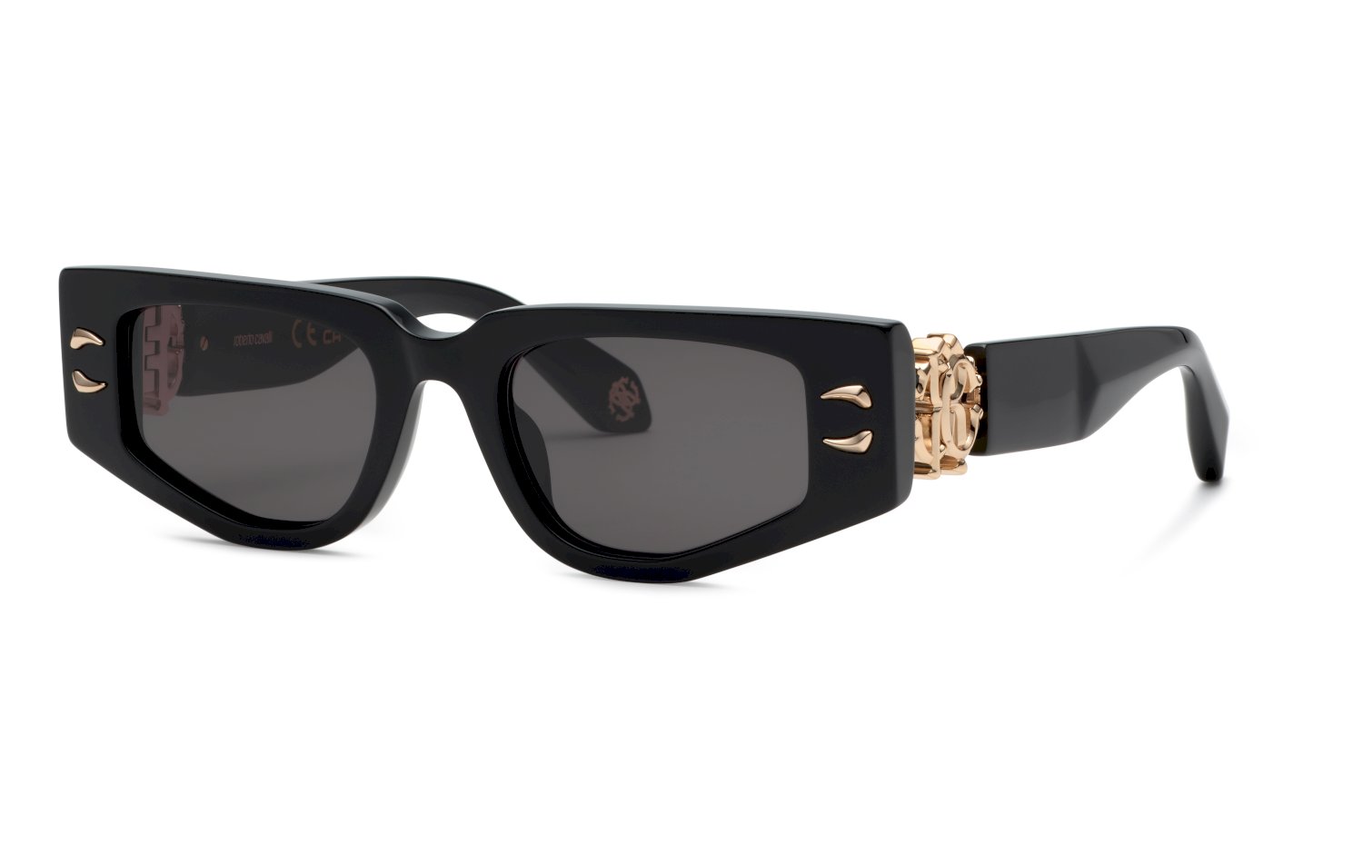 0190605504338 - Damen SRC057M  700 Sonnenbrillen Acetat Schwarz Rauch Quadratisch Normal
