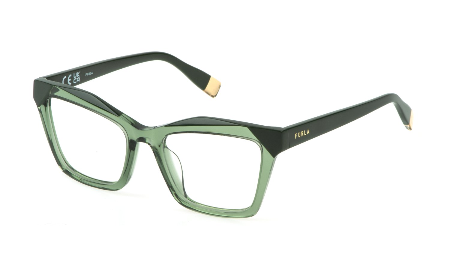 0190605528327 - Damen VFU767V 02GN Rahmen von BRILLEN Acetat Grün Geometrisch 0190605528327 - Damen VFU767V 02GN Rahmen von BRILLEN Acetat Grün Geometrisch