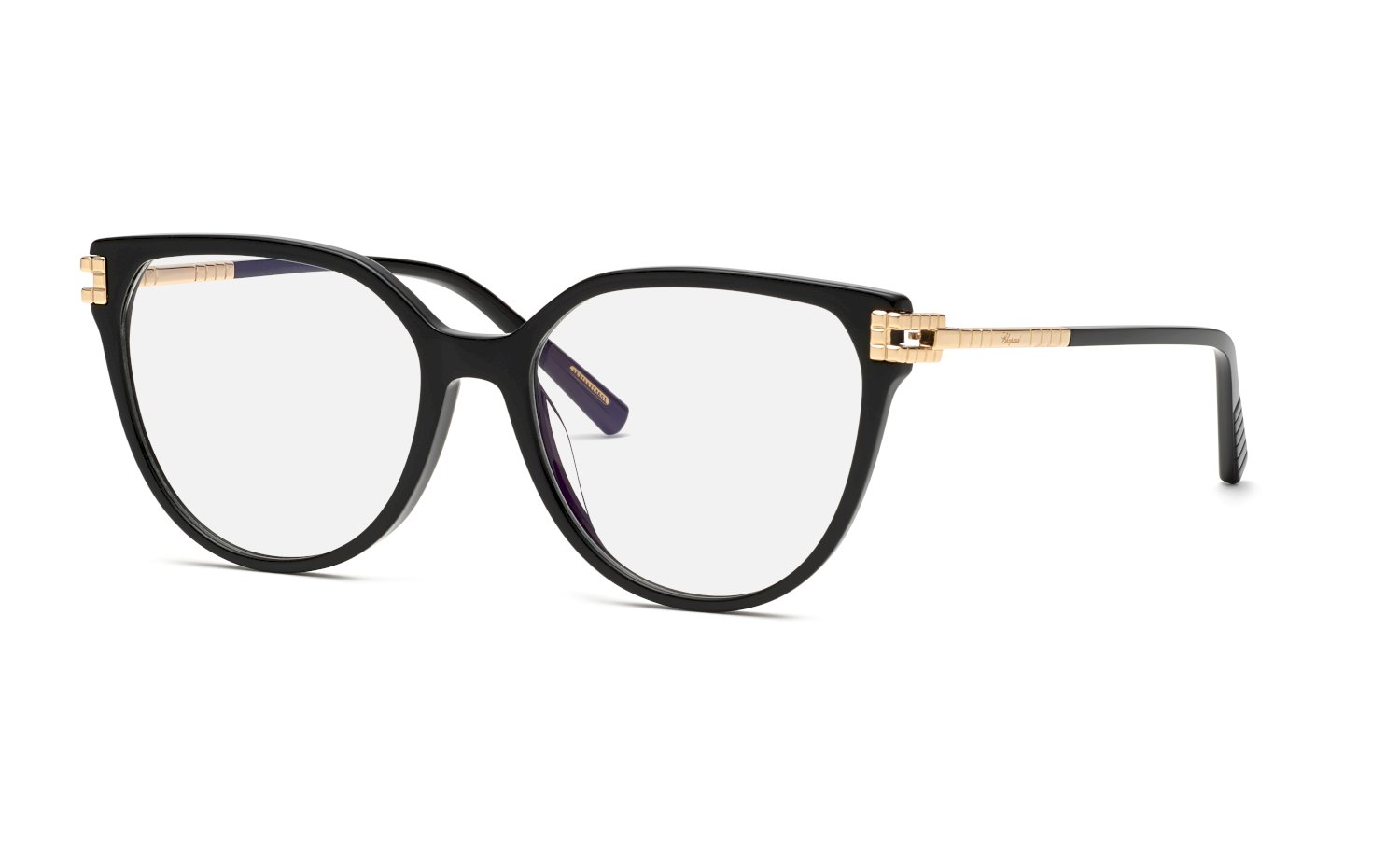 0190605534434 - Donna VCH366 0BLK Rahmen von BRILLEN Acetato Nero  Rotonda