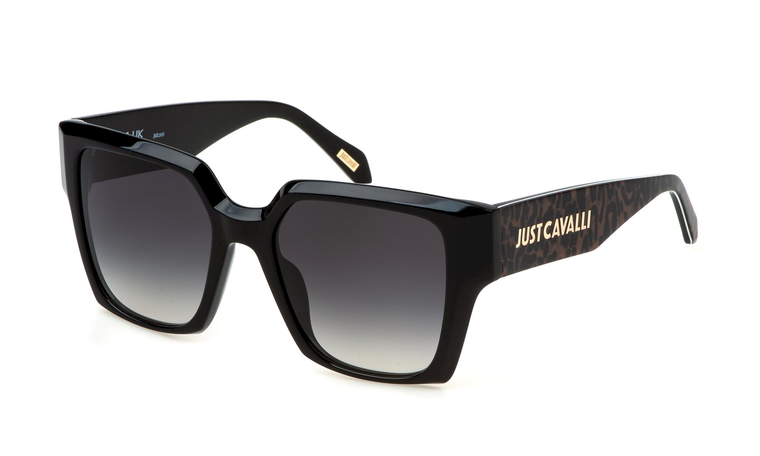 0190605536018 - Damen SJC091  700 Sonnenbrillen Acetat Schwarz Rauch Quadratisch Normal Schattiert