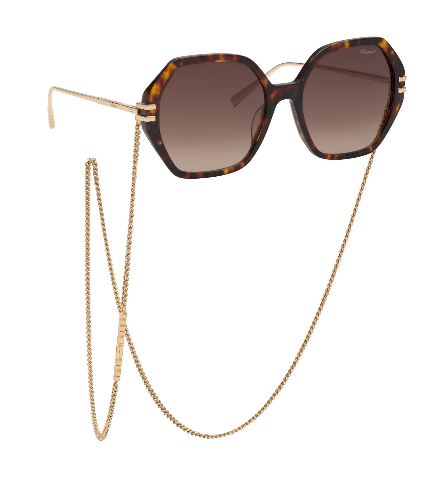 0190605536124 - Donna IKCH370  04BL Occhiali da sole Acetato Havana Marrone Geometrica Antiriflesso Sfumato