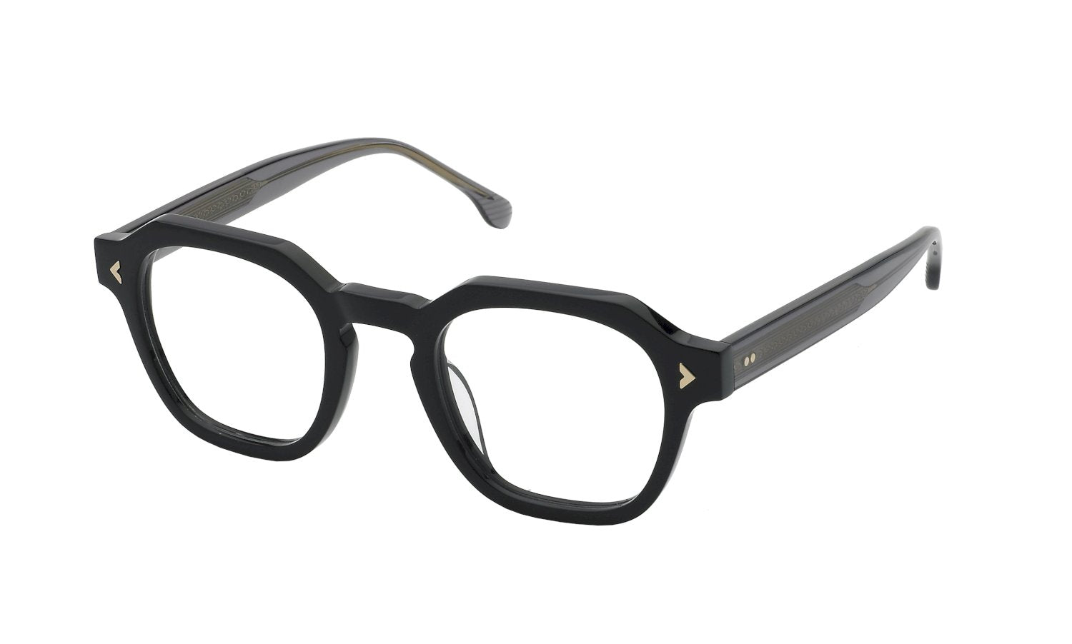 0190605538272 - Herren VL4344 POSITANO 6  700Y Rahmen von BRILLEN Acetat Schwarz  Geometrisch