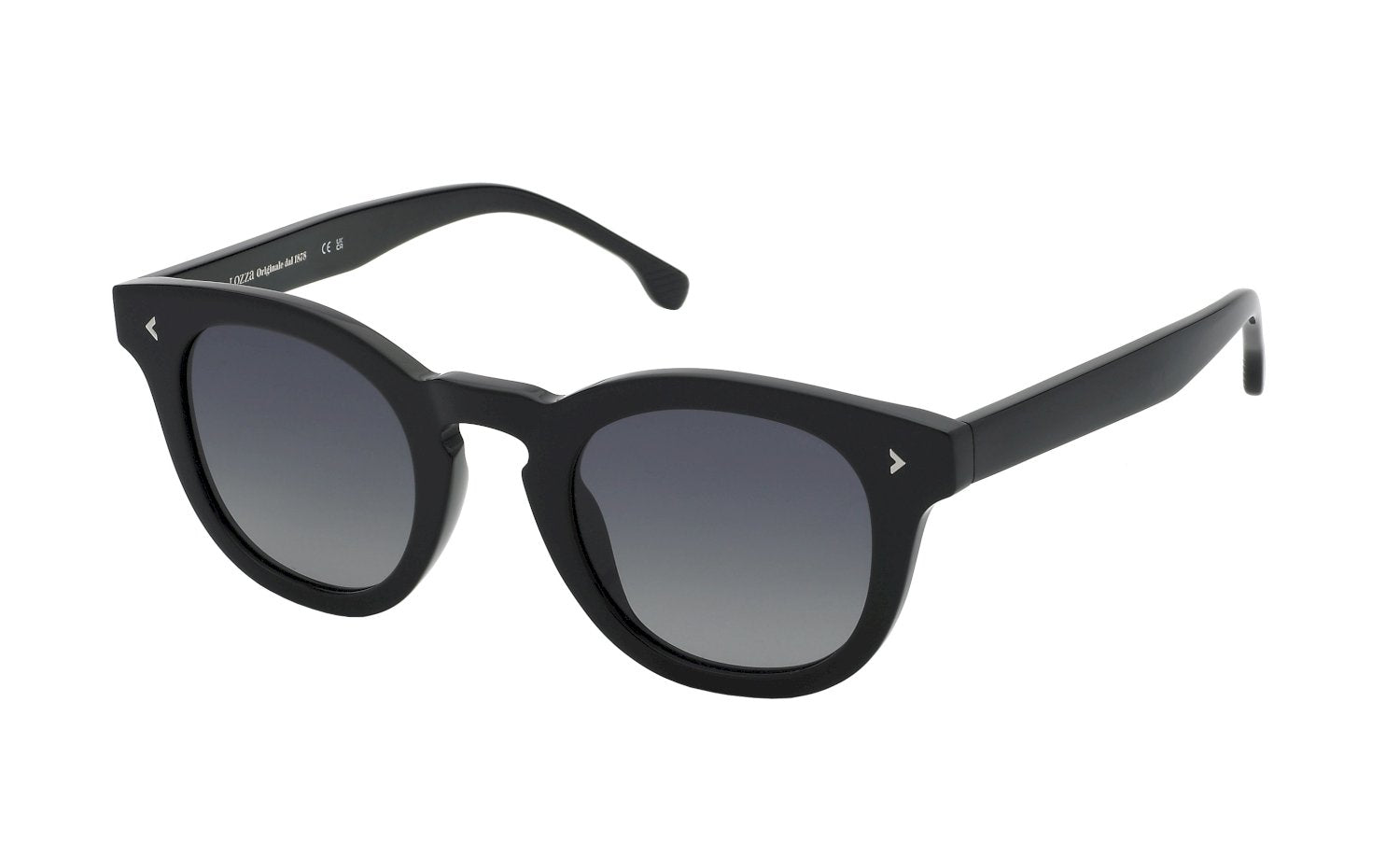 0190605539378 - Unisex SL4360 Ischia 6 0700 Gläser SONNENBRILLEN Acetat Schwarz Rauch Kreisel Anti -Reflex Schattiert