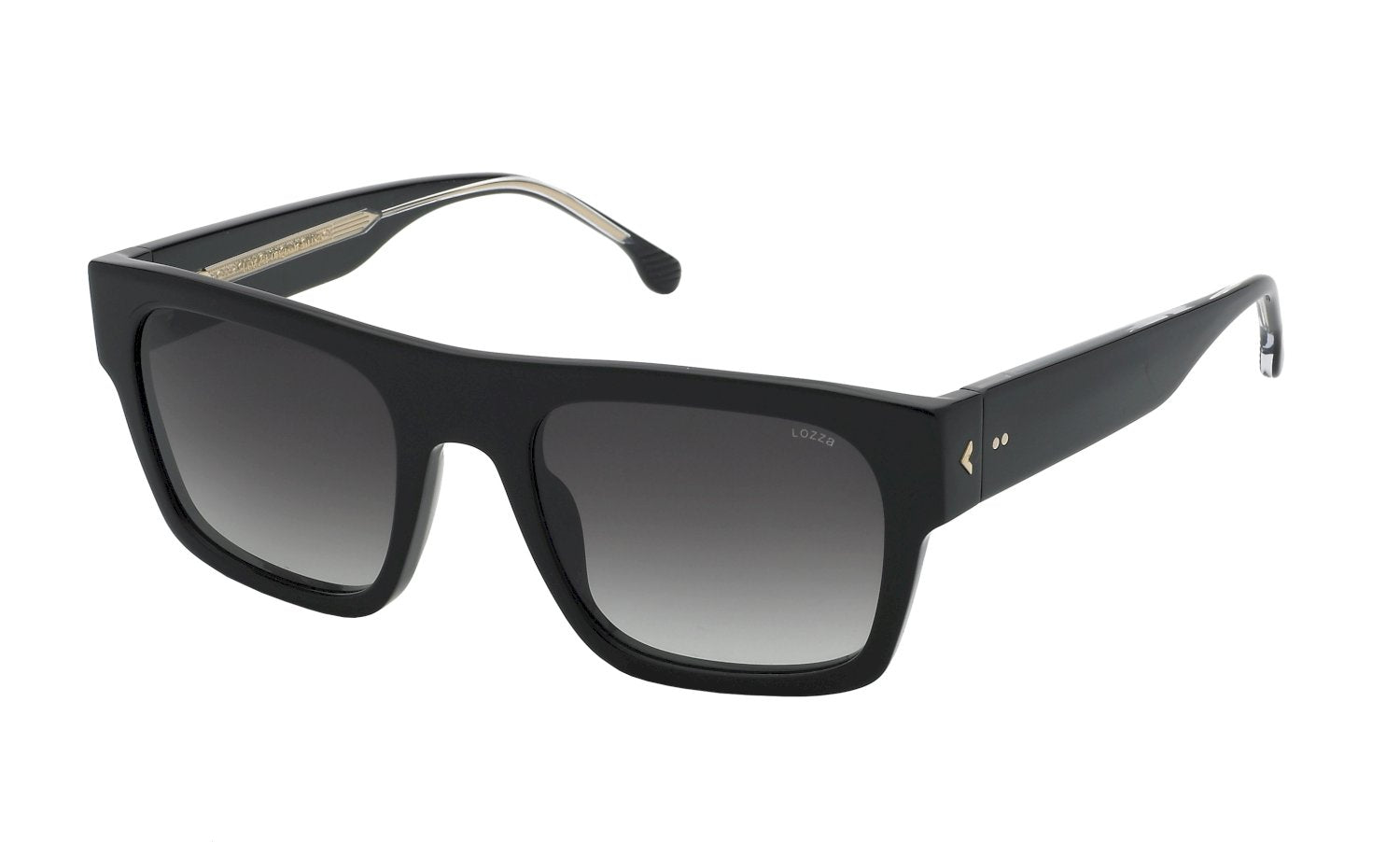 0190605545348 - Herren SL4327 RIVIERA 7  700 Gläser SONNENBRILLEN Acetat Schwarz Rauch Quadratisch Normal Schattiert